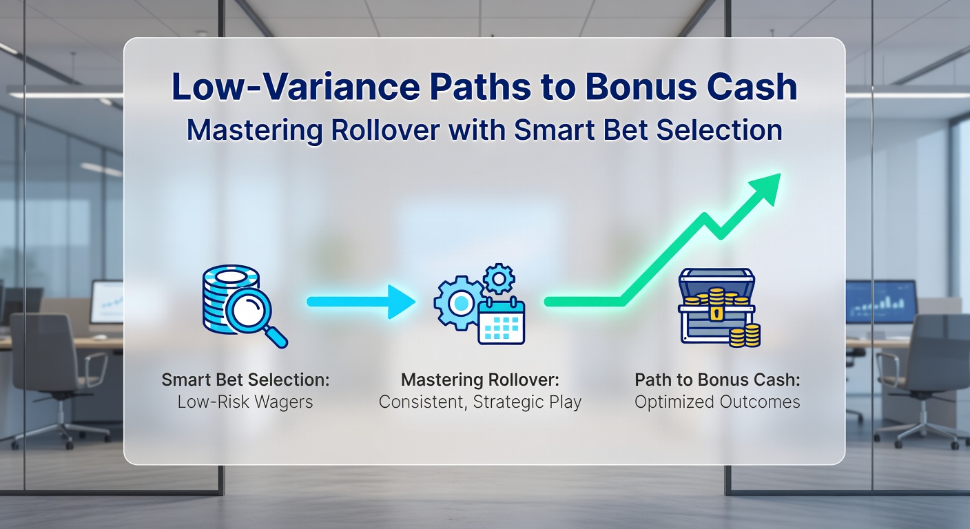 Data visualization of rollover progress using low-variance bet selections versus high-risk alternatives