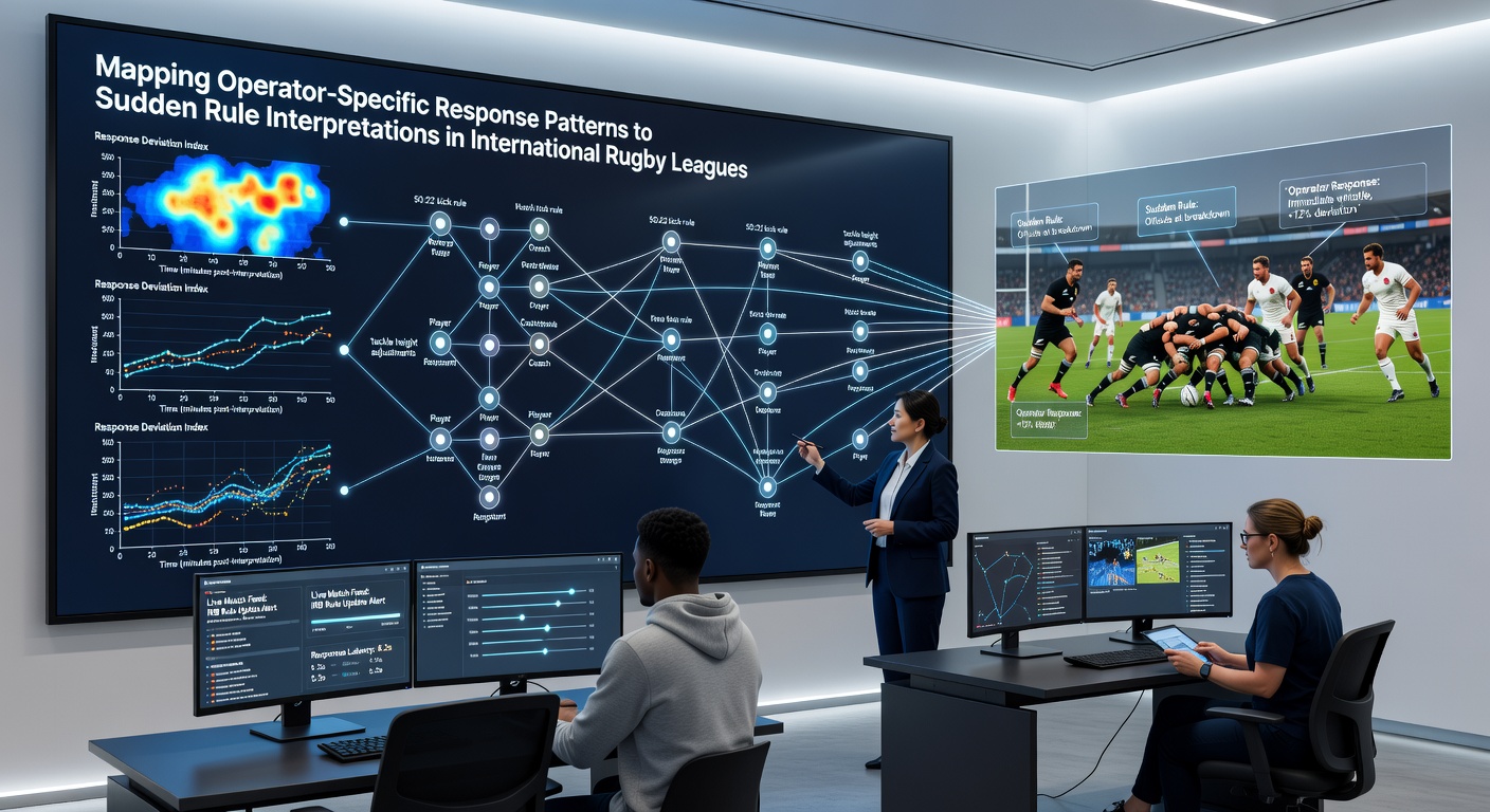 Operator response timelines during rugby rule interpretation shifts