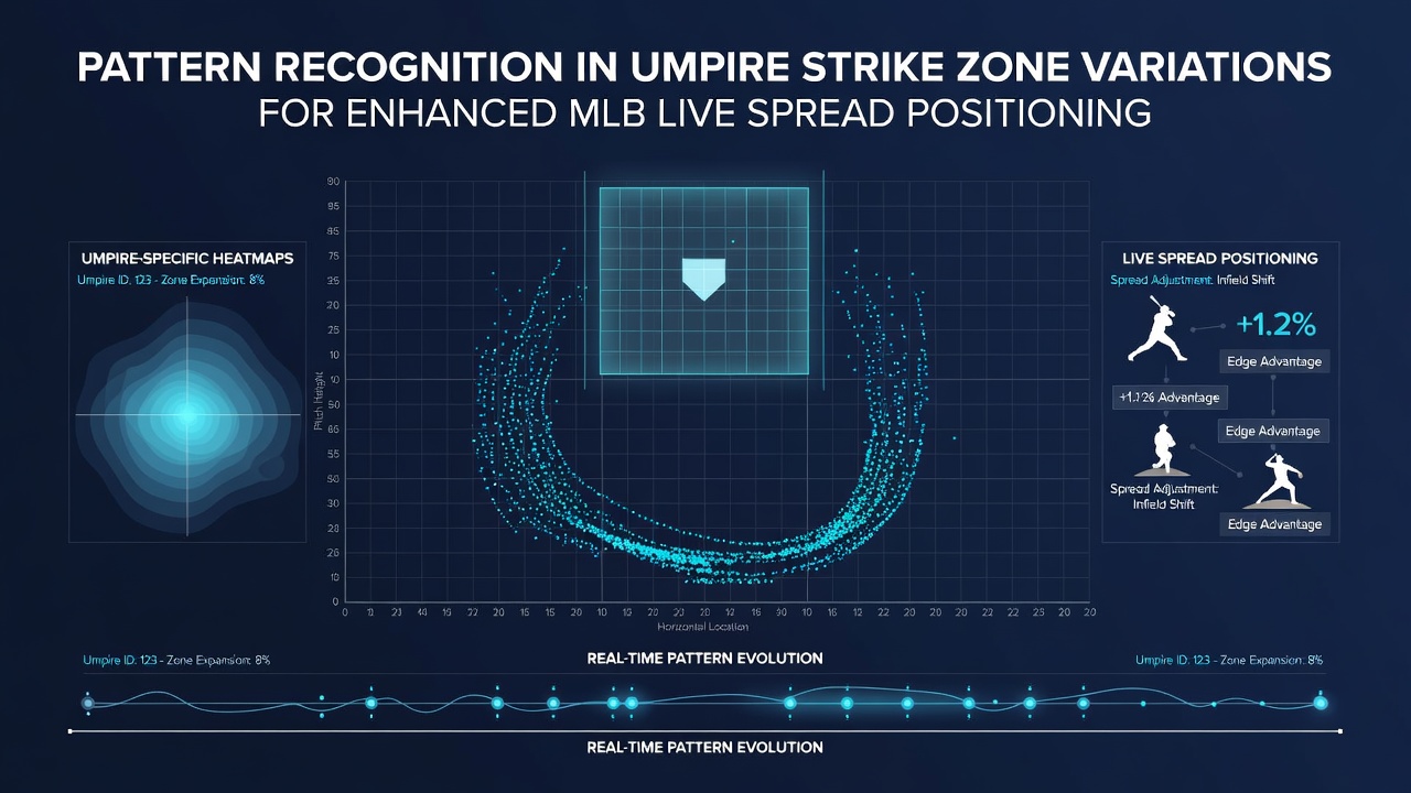 Detailed visualization of MLB umpire strike zone variations across different game situations and count leverage
